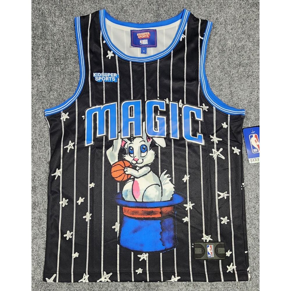 NBA x KidSuper Studios Orlando Magic Hometown Basketball Jersey Black Men’s S
